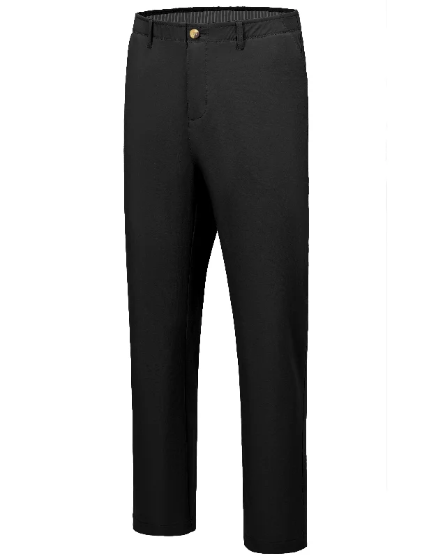 Men's Pants with Adjustable CuffsMen's Stretch Quick Dry Work Casual Travel Pants