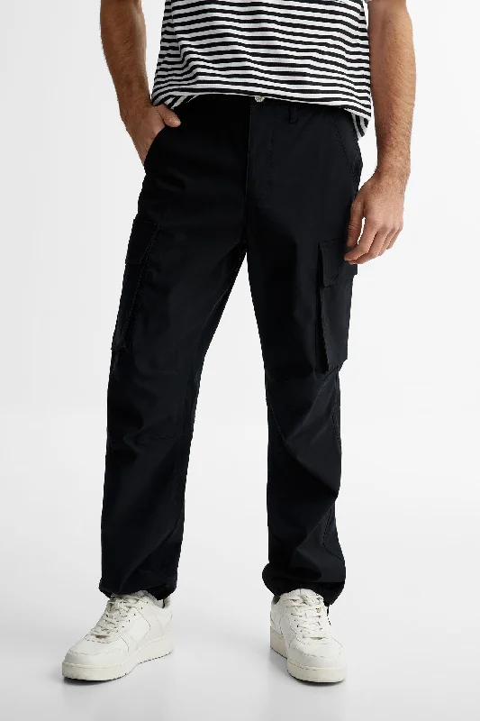 Men's Pants with Back PocketsPantalon cargo ''Baggy'' en twill - Homme