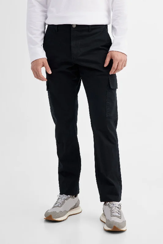 Men's Tapered Pants for a Slimming EffectPantalon cargo jambe droite en twill - Homme