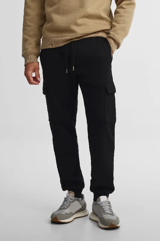 Men's Pants with Logo EmbossmentsPantalon jogger cargo coton ouaté - Homme