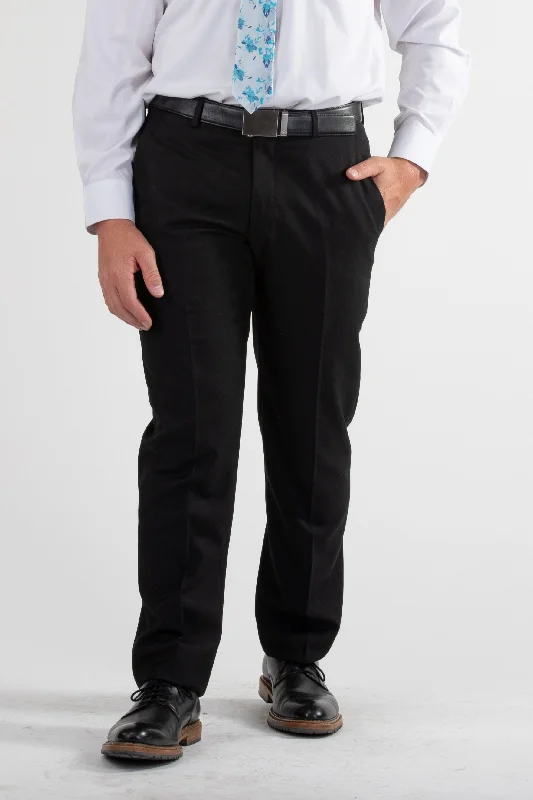 Men's Pants with Appliqué DetailsSignature Suit Pant Classic Fit / Black