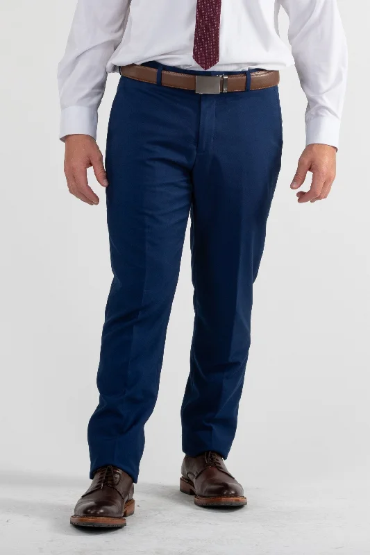 Men's Pants with Ripped and Distressed DetailsSignature Suit Pant Slim Fit / Indigo