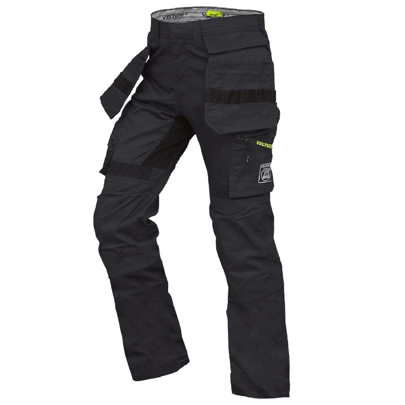 Men's Pants with Graphic PrintsStretch Multi-Pocket Trousers