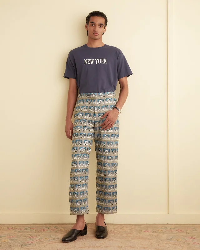 Men's Pants with Patch PocketsSwan Label Trousers