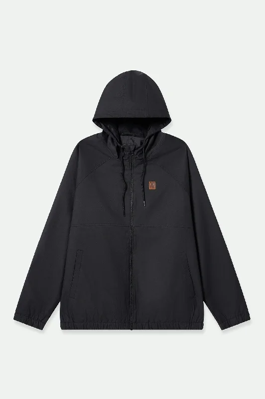 Men's Coats with Vintage StyleClaxton Windbreaker Parka Jacket - Black